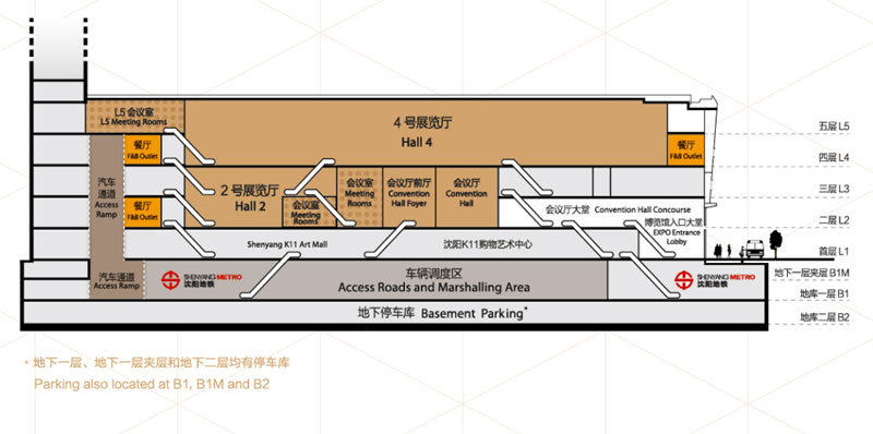 沈陽新世界博覽館K11平面圖 沈陽新世界博覽館K11平面圖