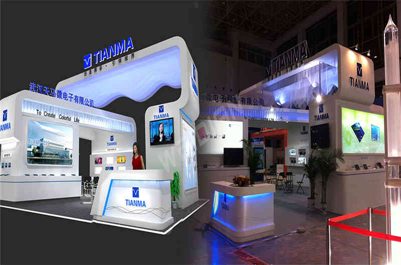 天馬微電子廣州展臺設計搭建 天馬微電子廣州展臺設計搭建